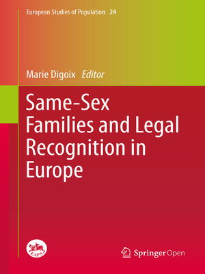 cover image of Same-Sex Families and Legal Recognition in Europe